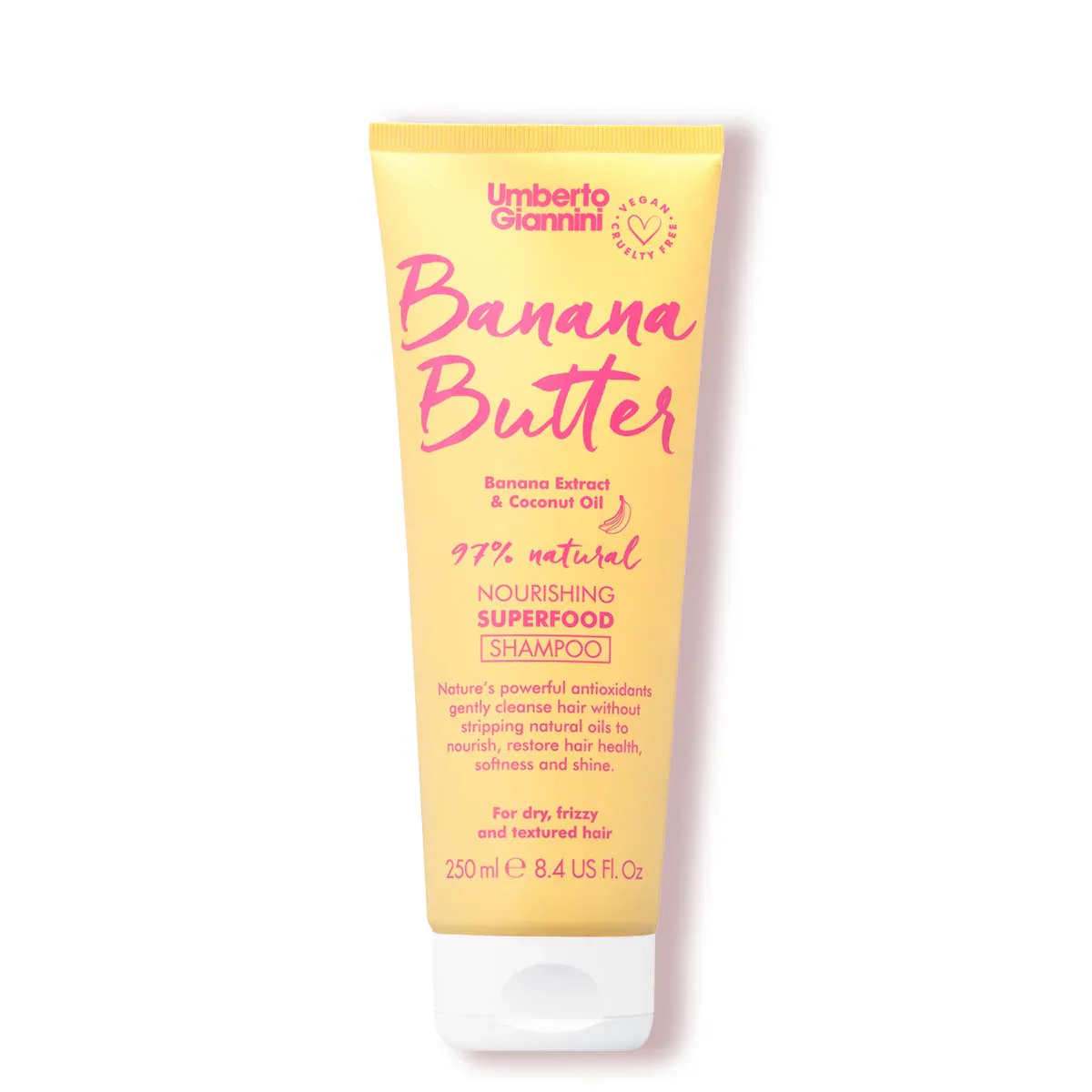 Umberto Giannini Banana Butter Nourishing Superfood Shampoo 250ml/8.4oz