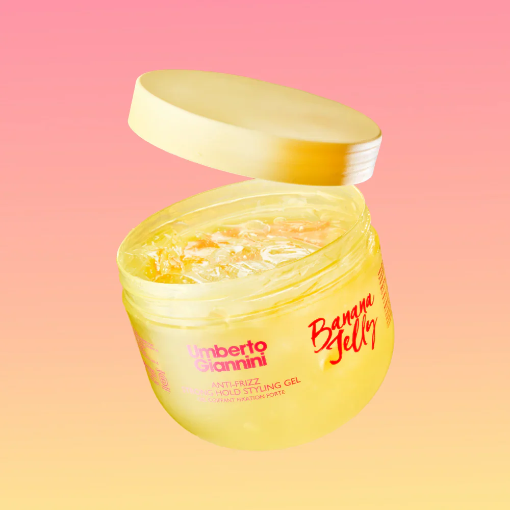 Umberto Giannini Banana Jelly Anti-Frizz Strong Hold Styling Gel 475ml/16.06oz - Image 4