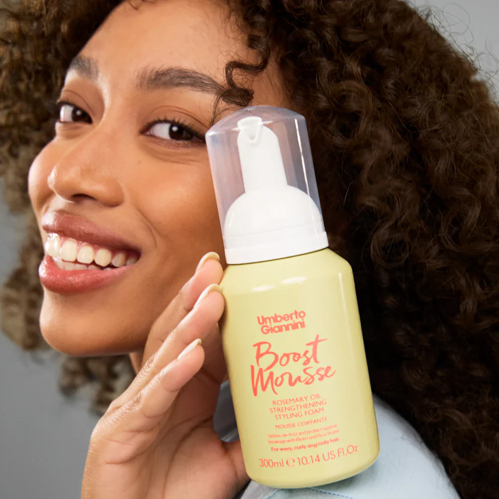 Umberto Giannini Boost Mousse Rosemary Oil Strengthening Styling Foam 290ml/9.80oz - Image 6