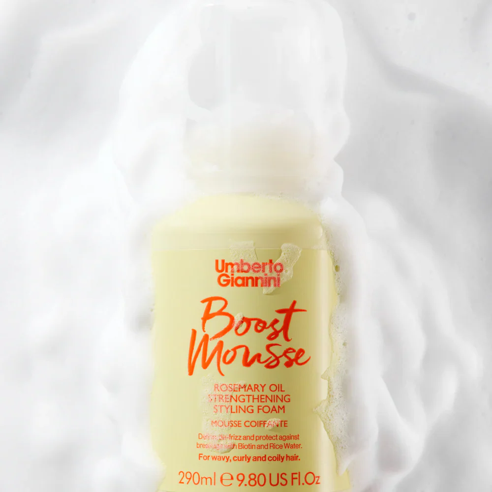 Umberto Giannini Boost Mousse Rosemary Oil Strengthening Styling Foam 290ml/9.80oz - Image 7