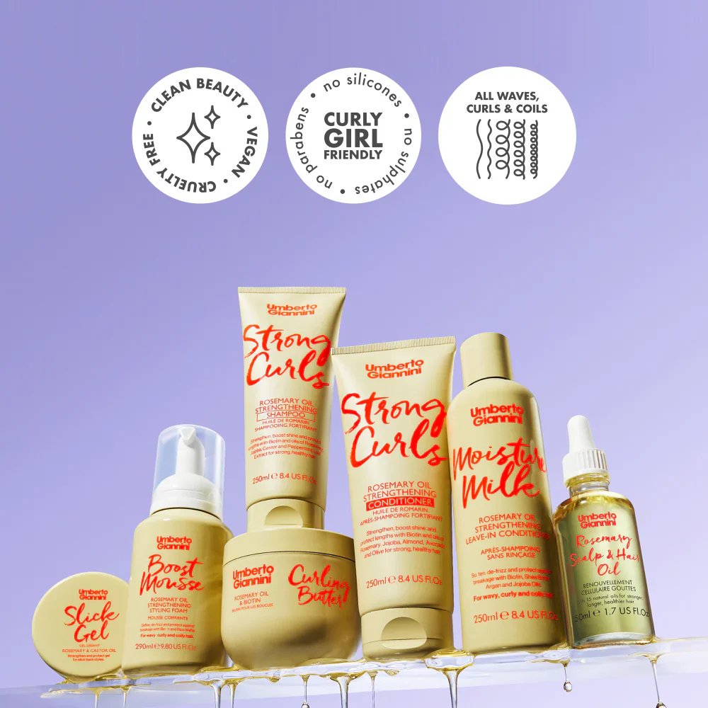 Umberto Giannini Boost Mousse Rosemary Oil Strengthening Styling Foam 290ml/9.80oz - Image 8
