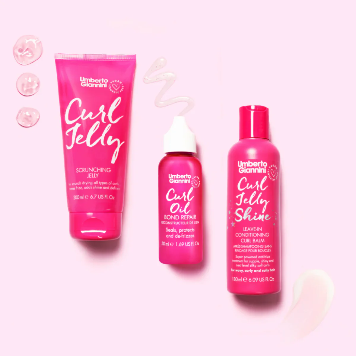 Umberto Giannini Curl Oil Bond Repair 50ml/1.69oz - Image 2