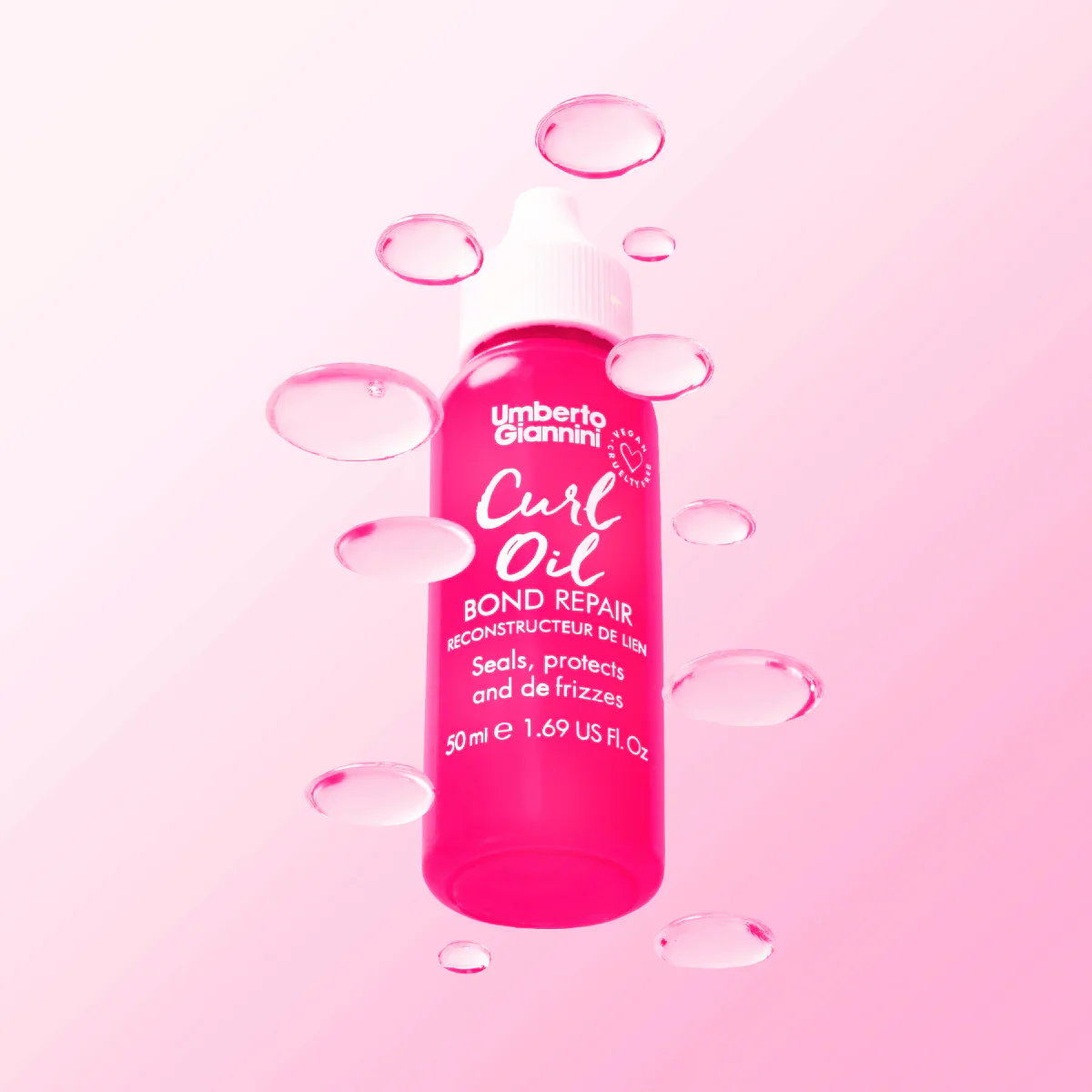 Umberto Giannini Curl Oil Bond Repair 50ml/1.69oz - Image 3