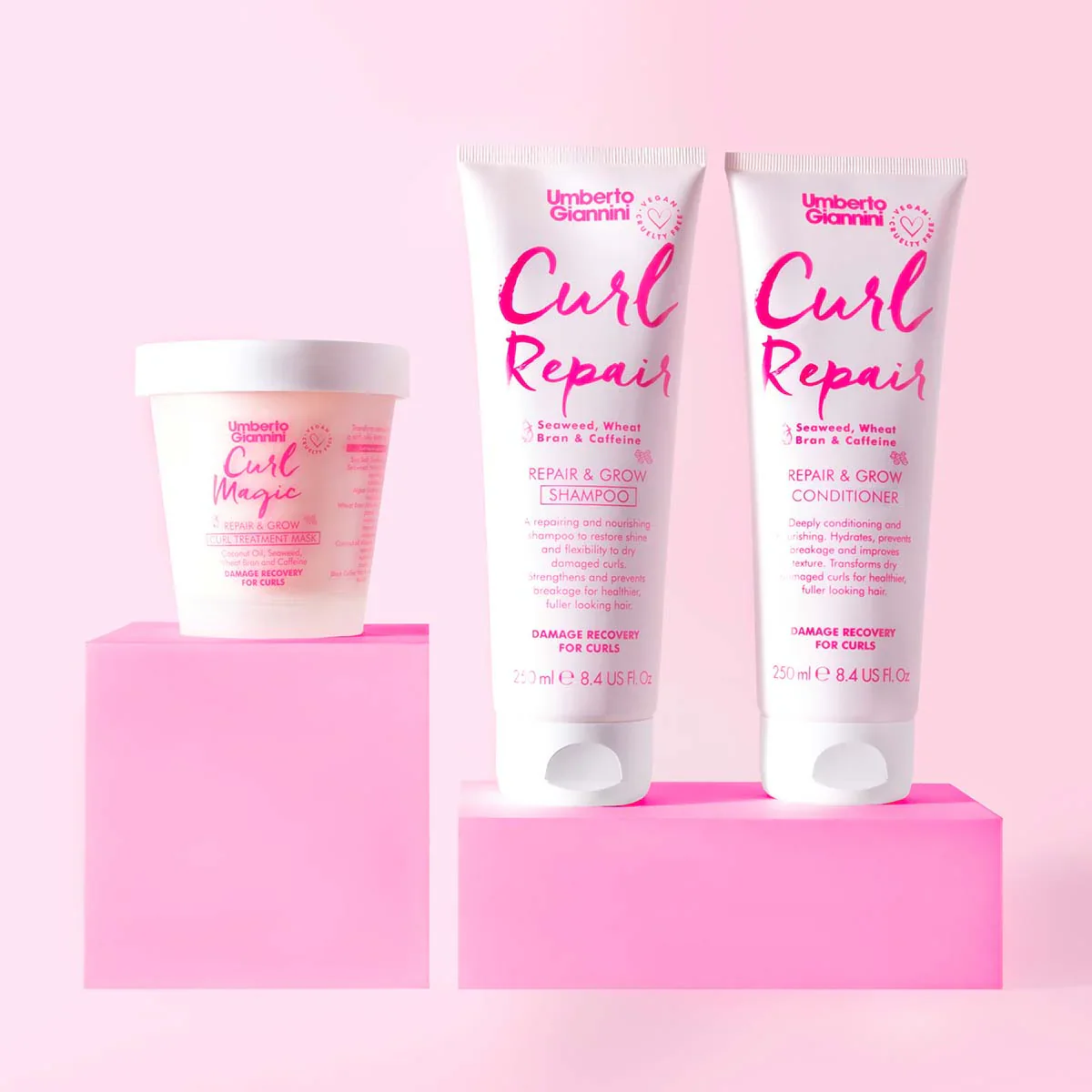 UMBERTO GIANNINI  Curl Repair Mask 210g - Image 4