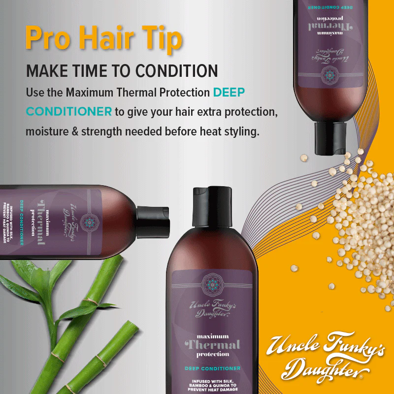 Uncle Funky’s Daughter Maximum Thermal Protection Deep Conditioner 236ml/8oz - Image 3