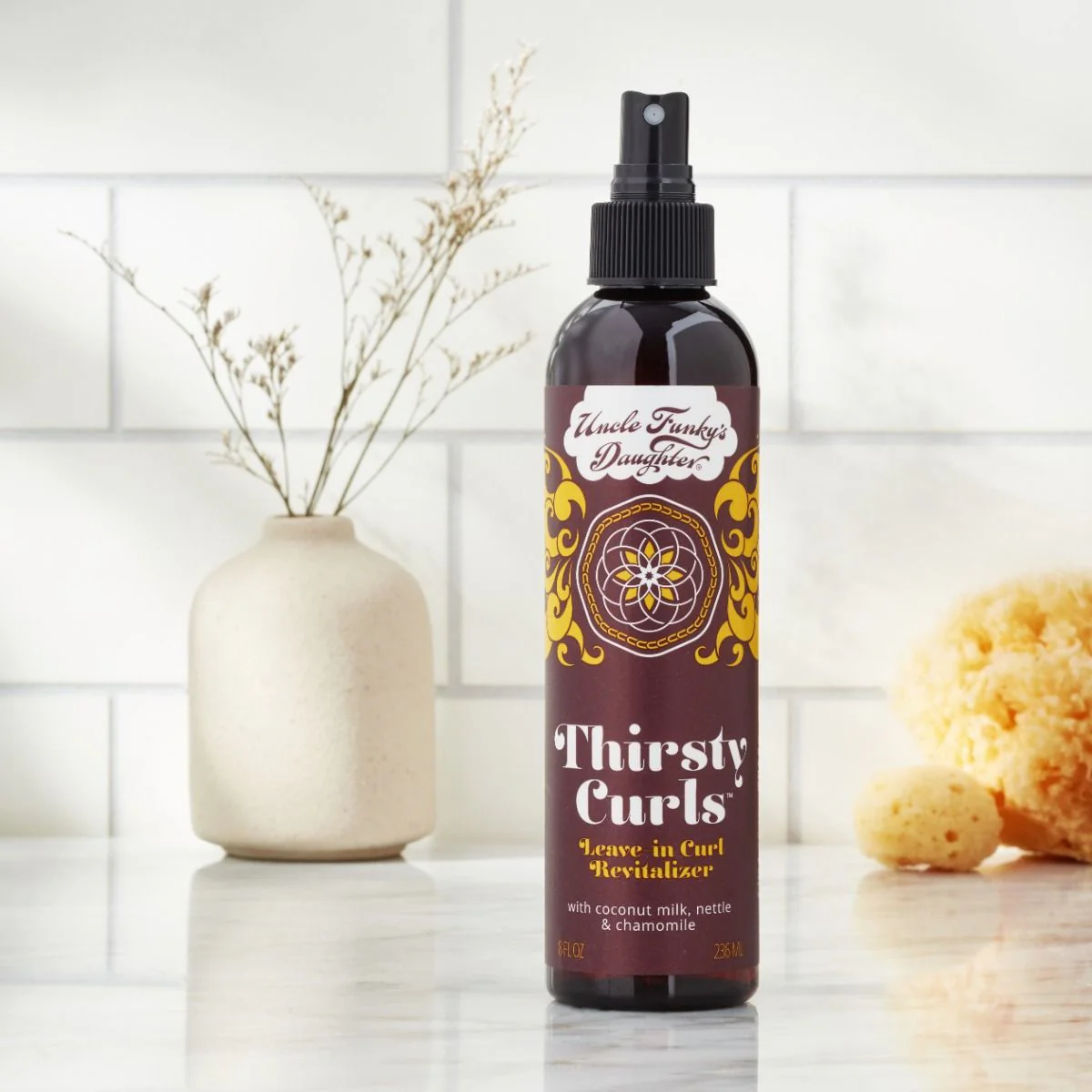 Uncle Funky’s Daughter Thirsty Curls Leave-In Curl Revitalizer 236ml/8oz - Image 2