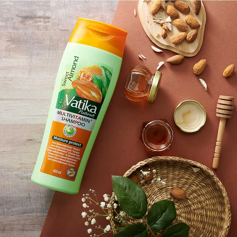 Vatika Naturals Almond Multivitamin+ Shampoo 400ml - Image 2