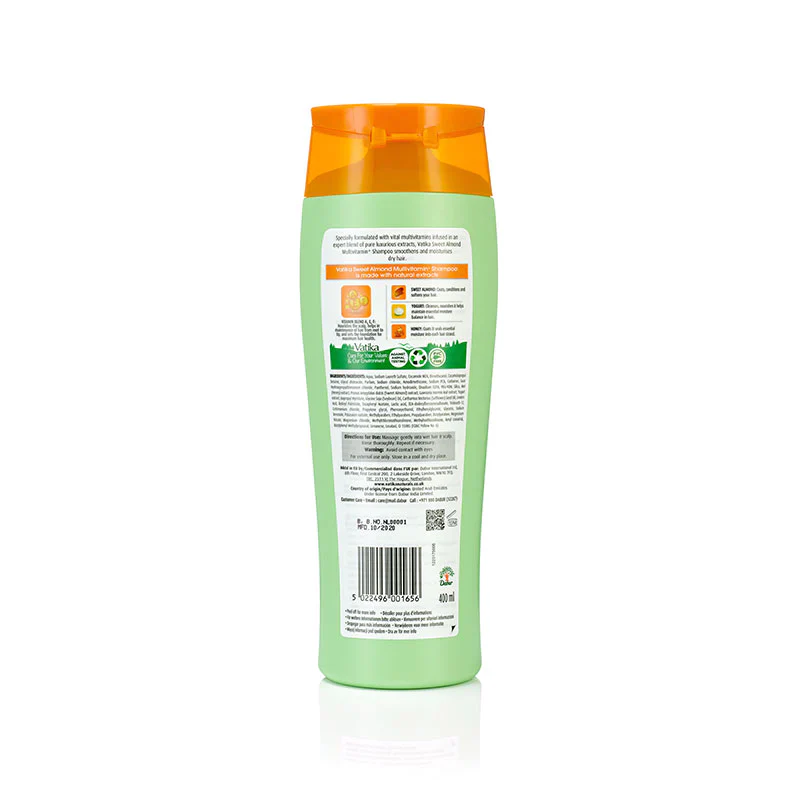 Vatika Naturals Almond Multivitamin+ Shampoo 400ml - Image 3