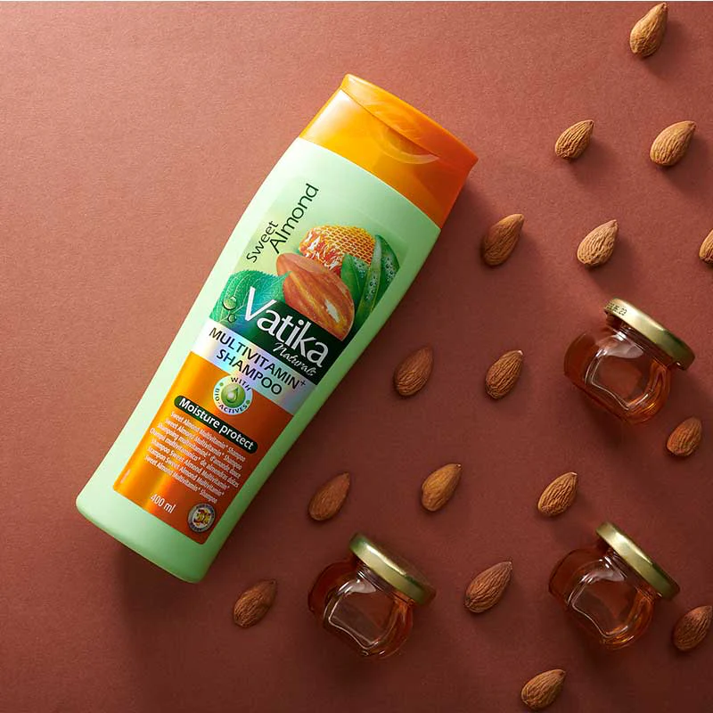Vatika Naturals Almond Multivitamin+ Shampoo 400ml - Image 4