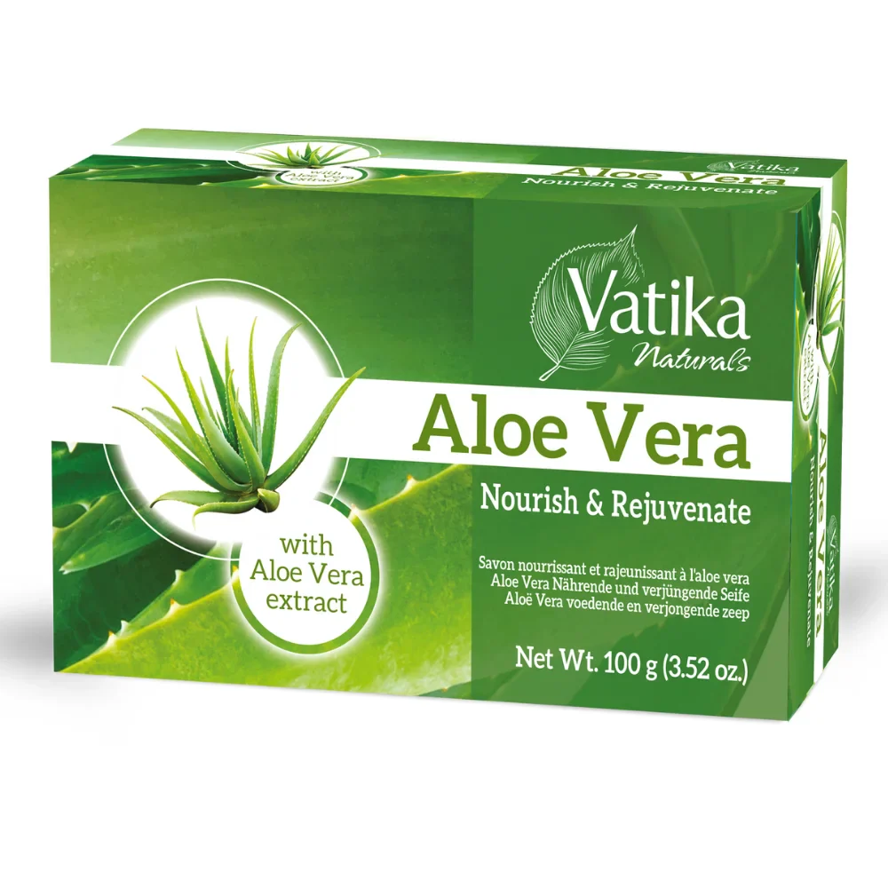 Vatika Naturals Aloe Vera Nourish & Rejuvenate Soap 100g