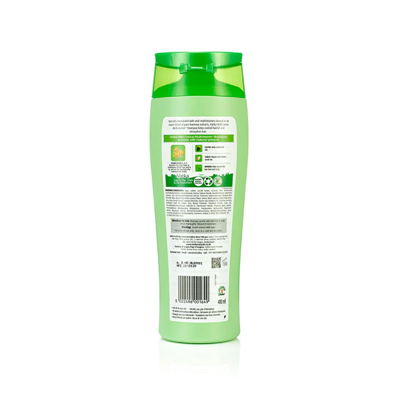 Vatika Naturals Cactus Multi Vitamin+Shampoo 400ml - Image 3