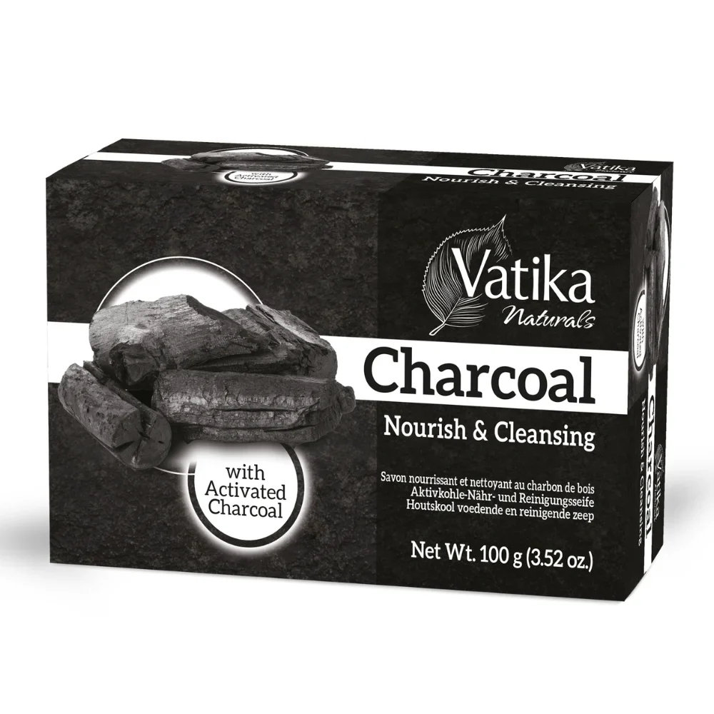 Vatika Naturals Charcoal Nourish & Cleansing Soap 100g