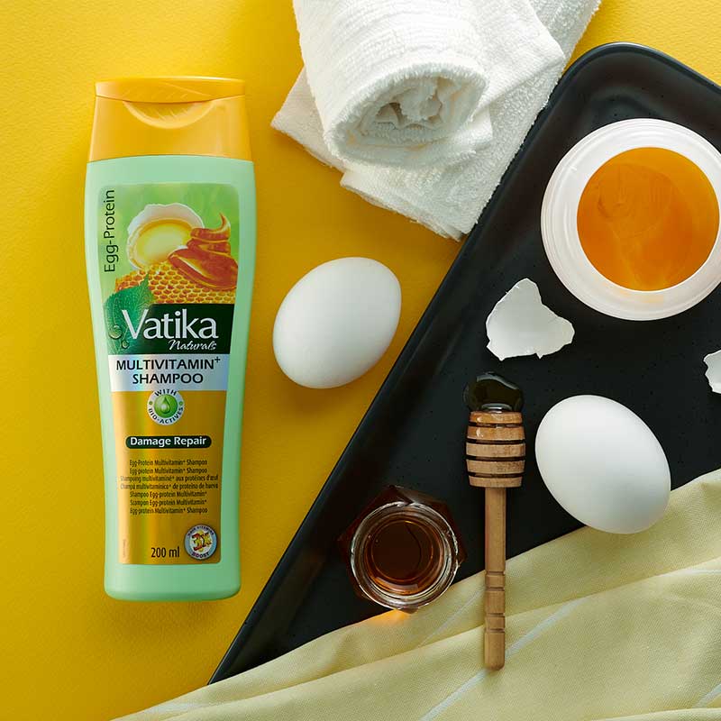 Vatika Naturals Eggprotein Multivitamin Shampoo 400ml - Image 3