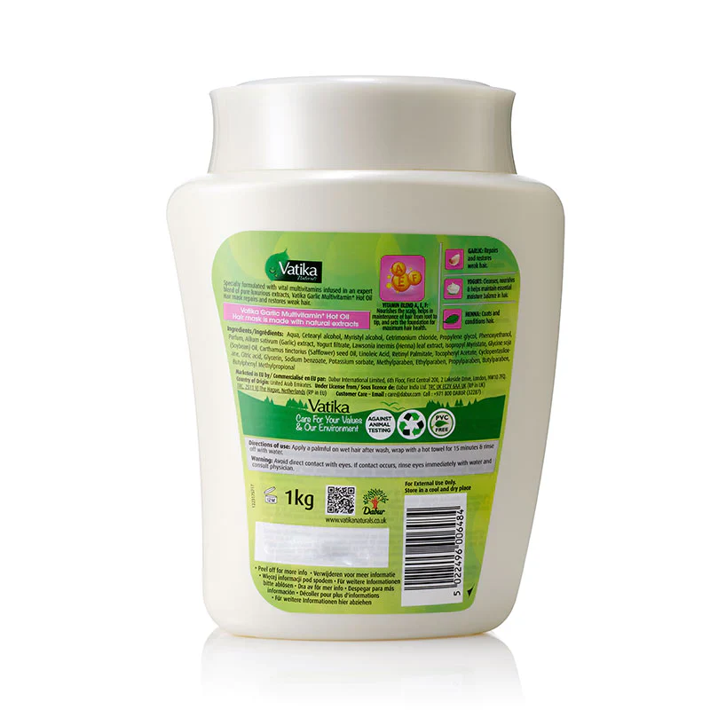 Vatika Naturals Garlic Hair Mask Multivitamin - Image 6