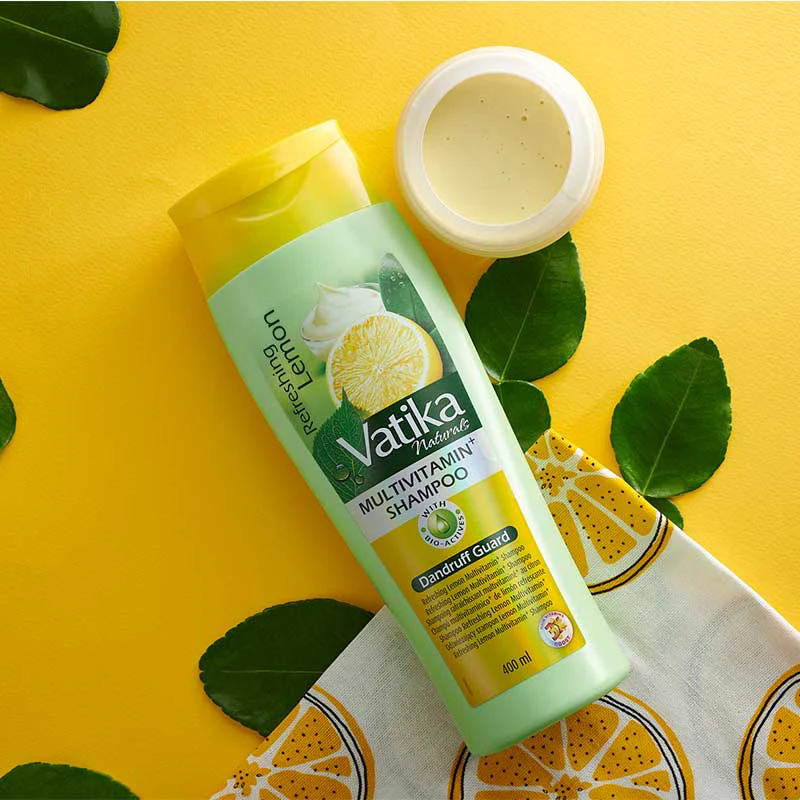 Vatika Naturals Lemon Multivitamin+ Shampoo 400ml - Image 3