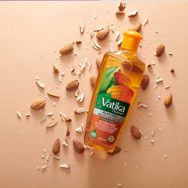 Vatika Naturals Multivitamin Enriched Almond Hair Oil 200ml - Image 4