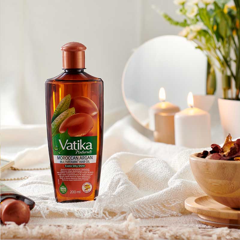 Vatika Naturals Multivitamin Enriched Argan Hair Oil 200ml - Image 2