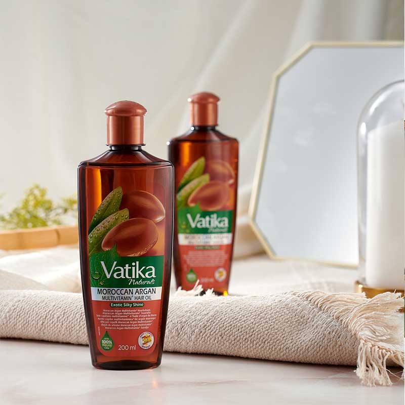 Vatika Naturals Multivitamin Enriched Argan Hair Oil 200ml - Image 3