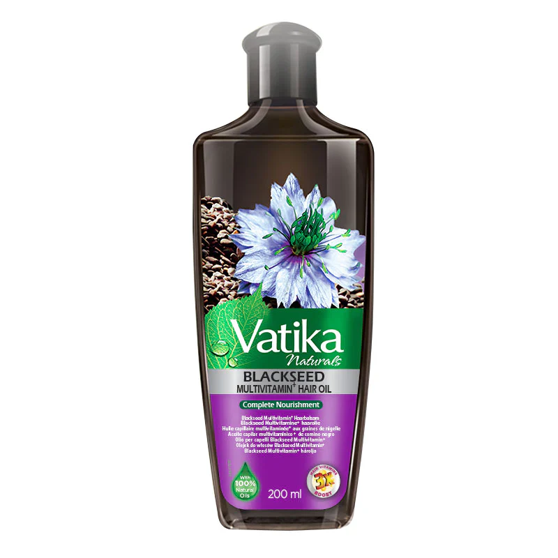 Vatika Naturals Multivitamin Enriched Blackseed Hair Oil 200ml
