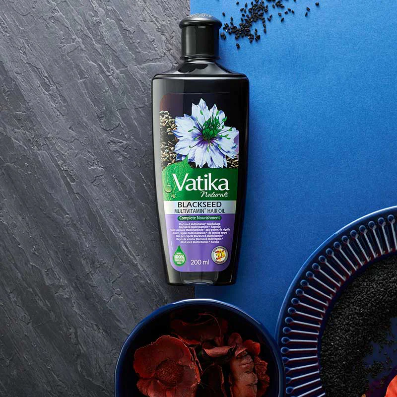 Vatika Naturals Multivitamin Enriched Blackseed Hair Oil 200ml - Image 3