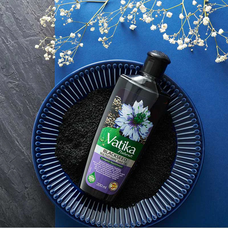 Vatika Naturals Multivitamin Enriched Blackseed Hair Oil 200ml - Image 5