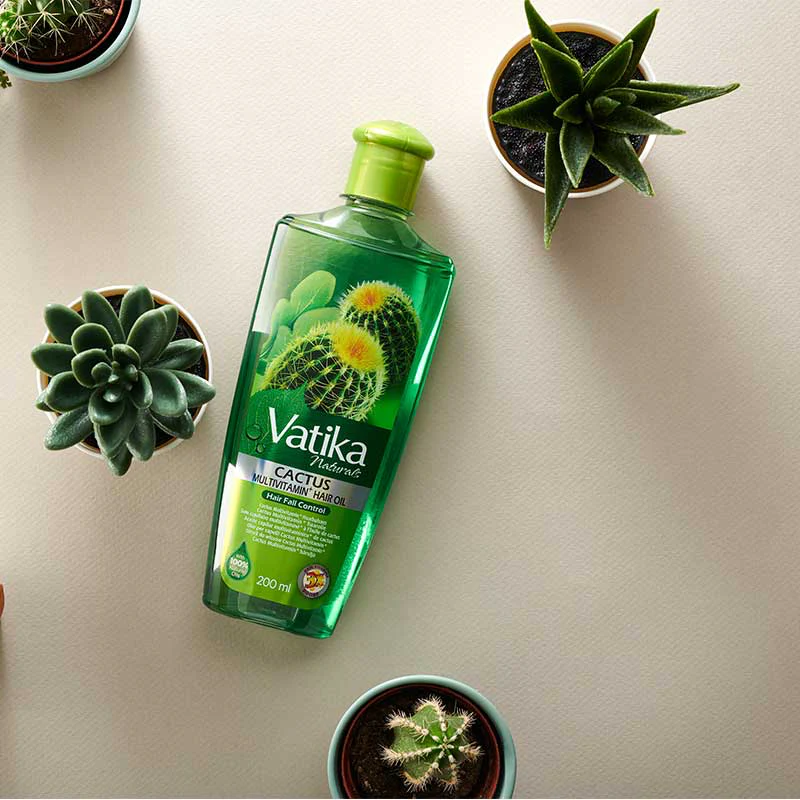 Vatika Naturals Multivitamin Enriched Cactus Hair Oil 200ml - Image 4