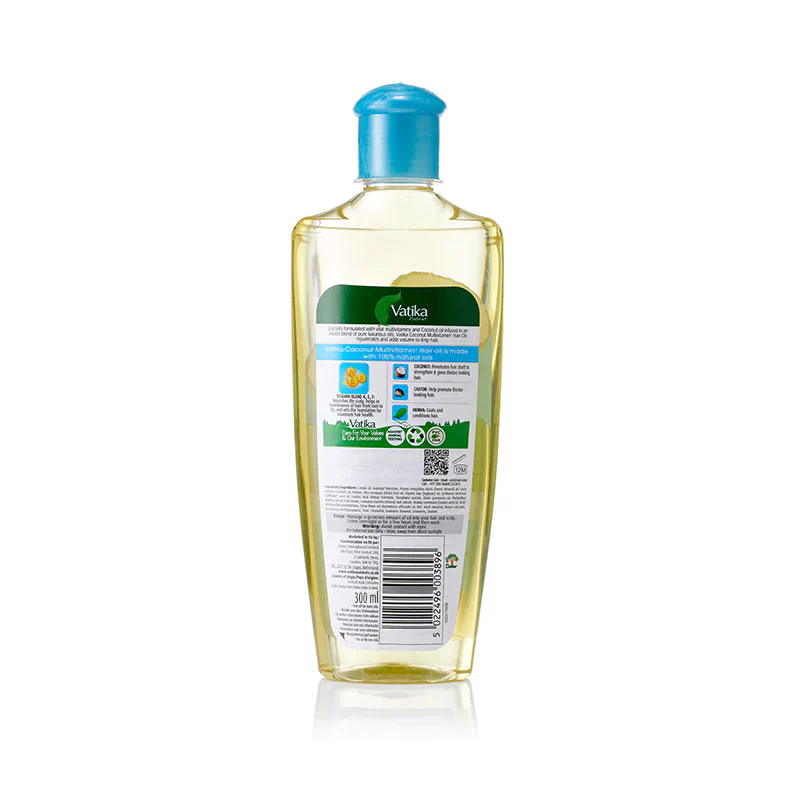 Vatika Naturals Multivitamin Enriched Coconut Hair Oil 200ml - Image 3