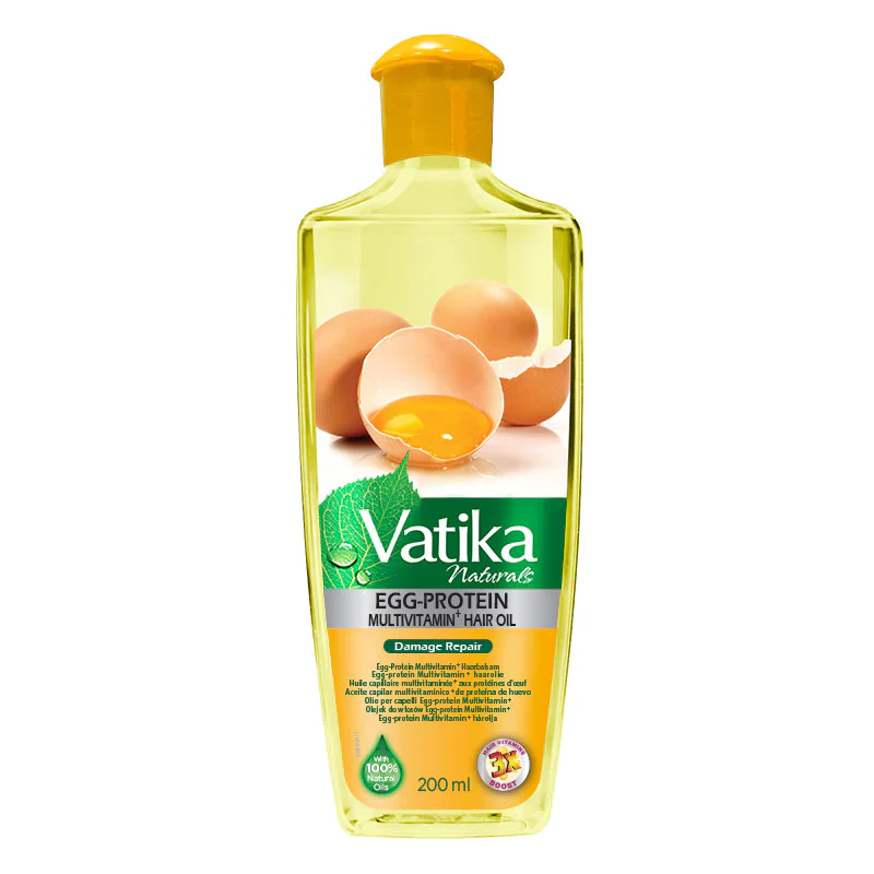 Vatika Naturals Multivitamin Enriched Egg Protein Hair Oil 200ml
