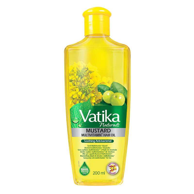 Vatika Naturals Multivitamin Enriched Mustard Hair Oil 200ml