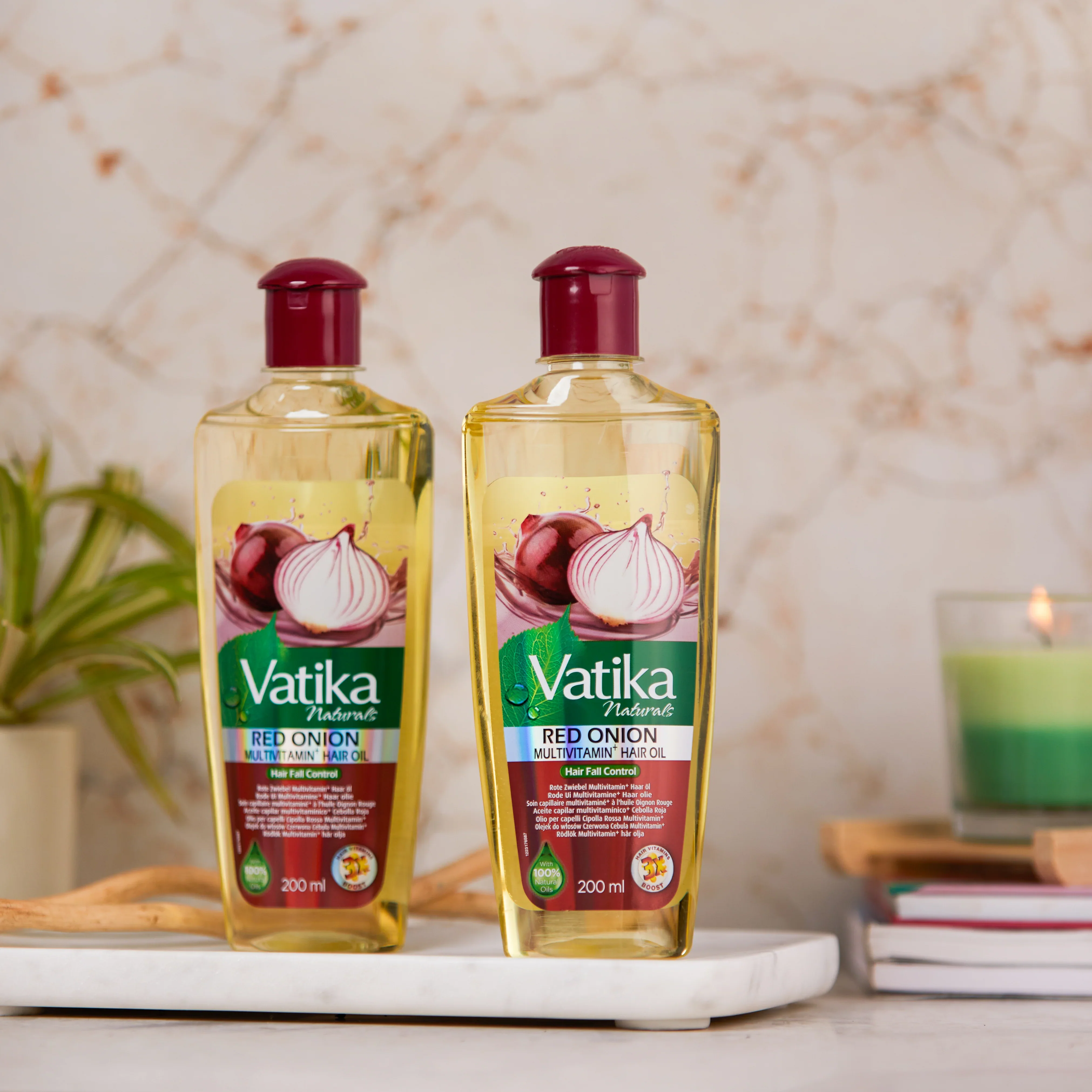 Vatika Naturals Multivitamin Enriched Red Onion Hair Oil 200ml - Image 2