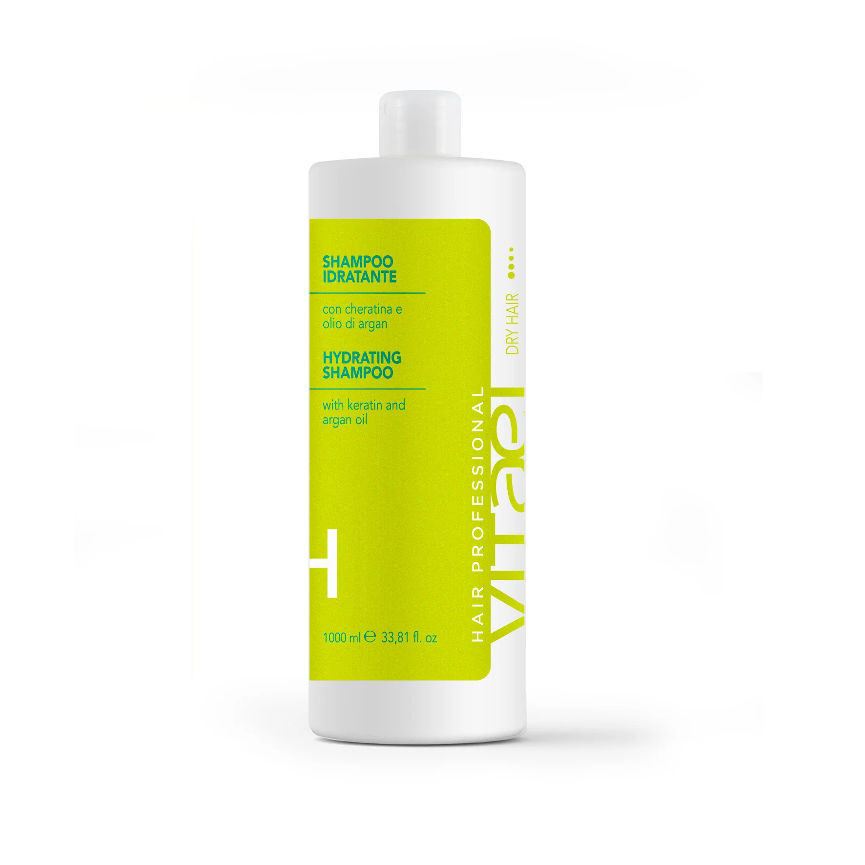 Vitael Hydrating Shampoo WITH KERATIN AND ARGAN OIL 1000 ml Dry and Damaged Hair 1000 ML