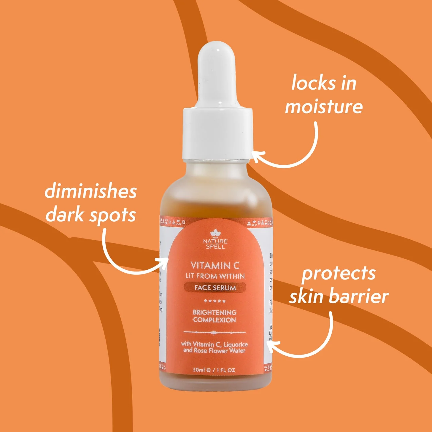 NATURE SPELL Vitamin C Brightening Face Serum 30  ML - Image 5