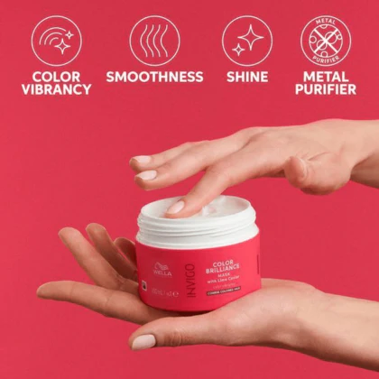 Wella Professionals Invigo Colour Brilliance Vibrant Colour Mask Coarse Hair 500ml - Image 11