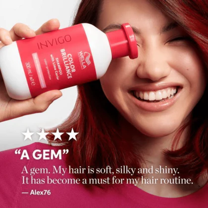 Wella Professionals Invigo Colour Brilliance Vibrant Colour Shampoo Fine/Normal Hair 1000ml - Image 4