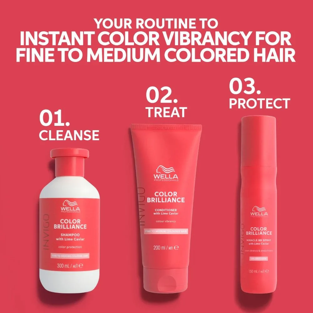 Wella Professionals Invigo Colour Brilliance Vibrant Colour Conditioner Coarse Hair 200ml - Image 8