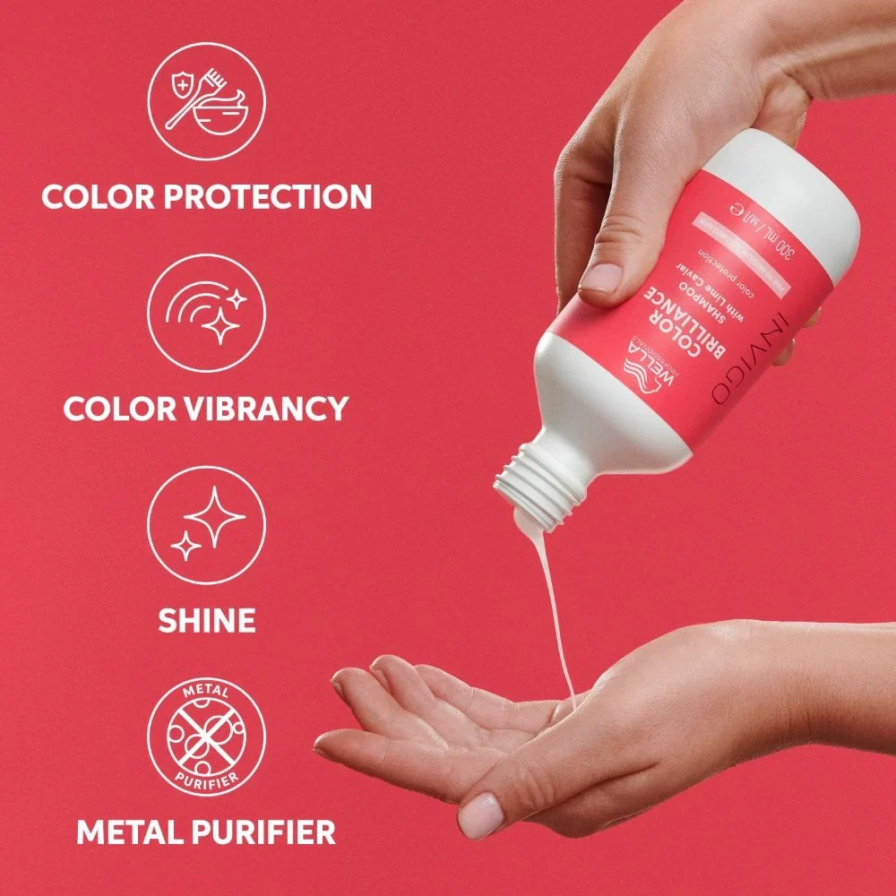 Wella Professionals Invigo Colour Brilliance Vibrant Colour Shampoo Fine/Normal Hair 300ml - Image 4