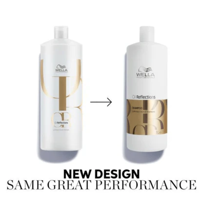 Wella Professionals Oil Reflections Luminous Reveal Shampoo for All Hair Types 1000 ML - Image 4
