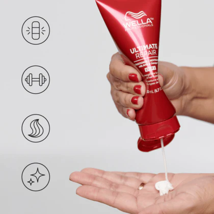 Wella Professionals Ultimate Repair Conditioner, Deep Nourishing Conditioner for Damaged Hair 200ml - Image 5