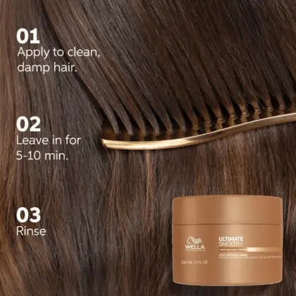 Wella Professionals Ultimate Smooth Hair Mask 500ml - Image 6