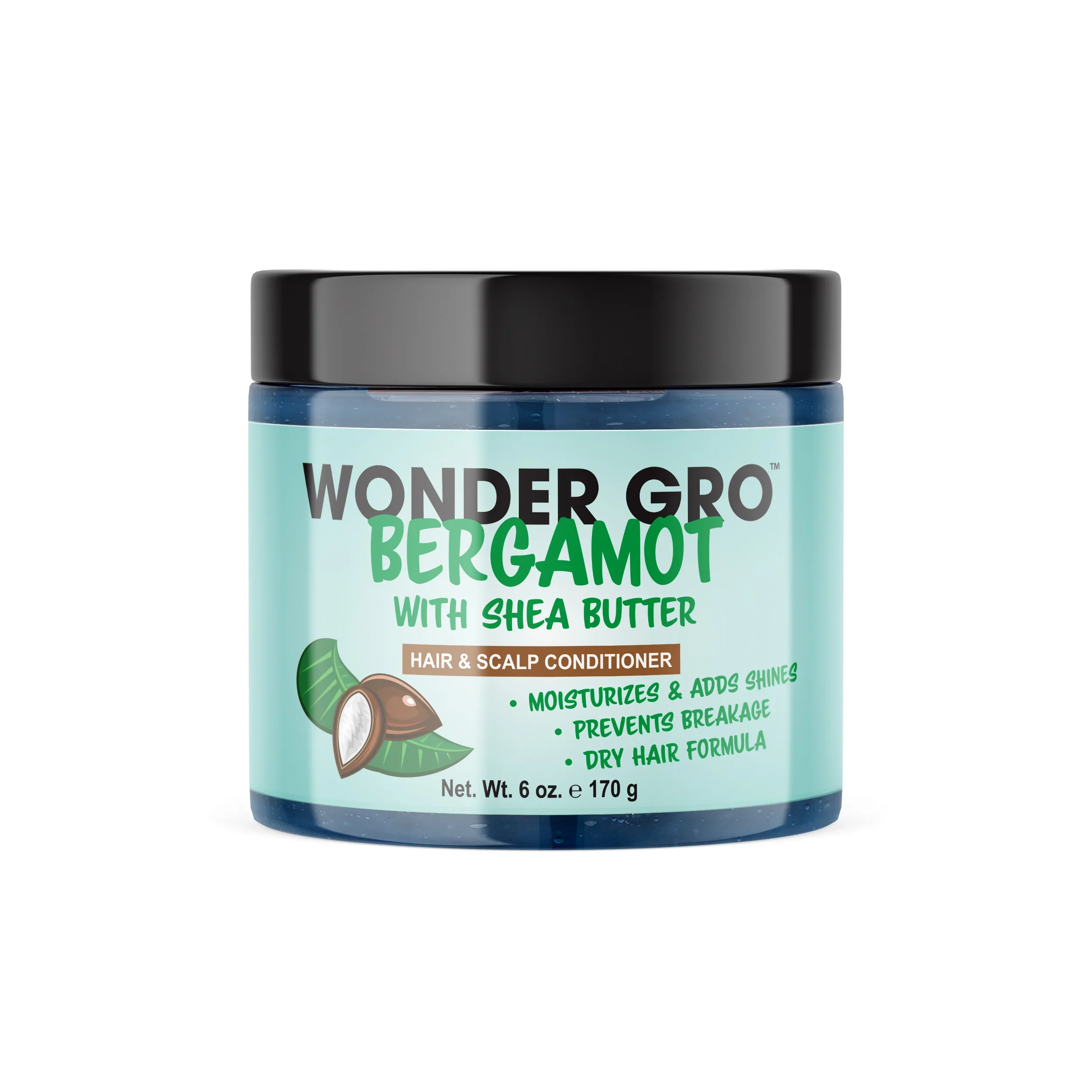 Wonder Gro Bergamot Hair & Scalp Conditioner with Shea Butter-12 OZ - Image 3